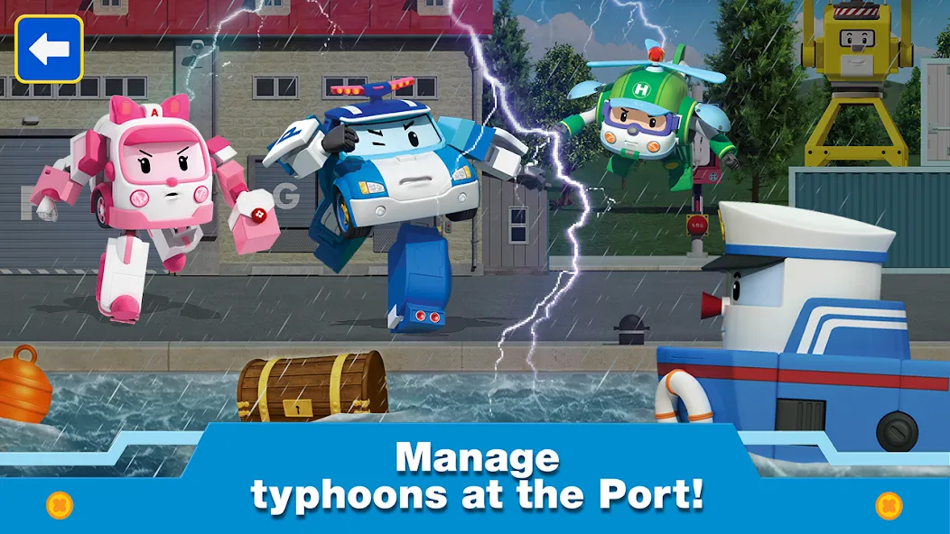 Robocar Poli: Games for Boys! [МОД: Все открыто, Дополнительные деньги и Меню MOD] Screenshot 4