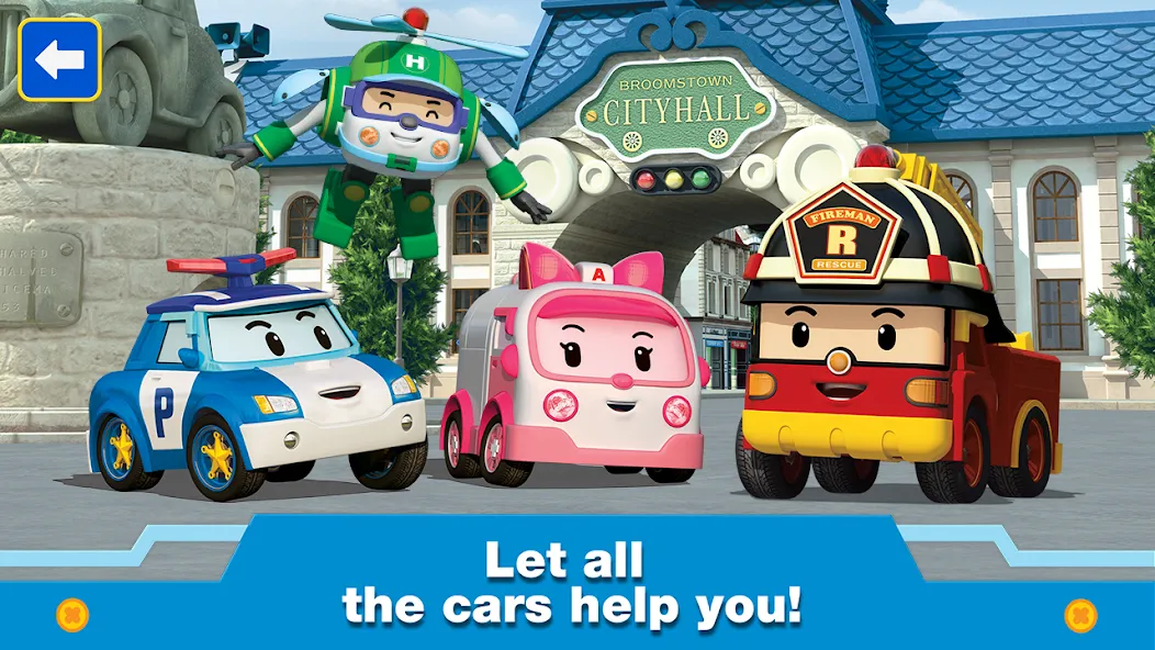 Robocar Poli: Games for Boys! [МОД: Все открыто, Дополнительные деньги и Меню MOD] Screenshot 5