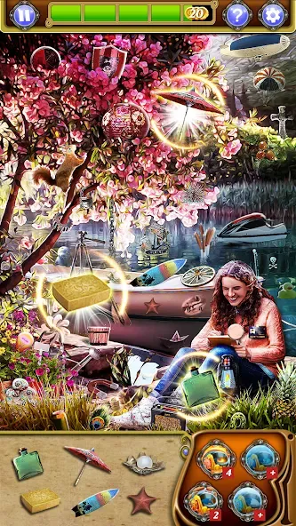 Hidden Object: 4 Seasons (Хидден Объект) [МОД: Все открыто, Дополнительные деньги и Меню MOD] Screenshot 2