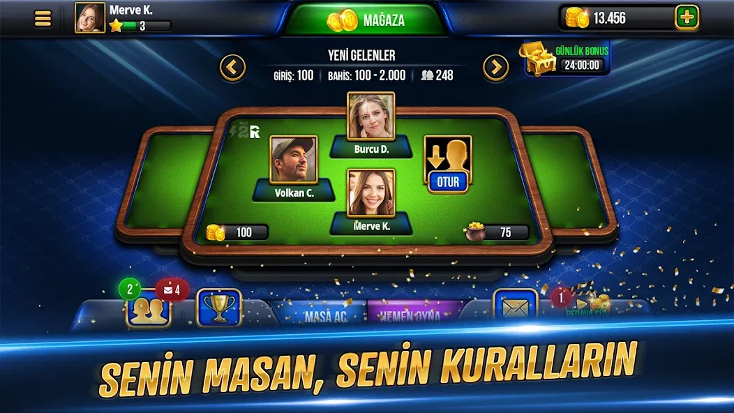 Tekel Okey (Текел Окей) [МОД: Много денег, Монет и Все открыто] Screenshot 4