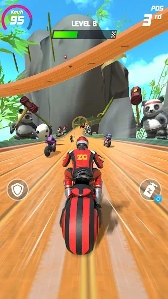 Bike Race: Racing Game (Байк Гейм 3D) [МОД: Меню, Бесконечные монеты и Открытые уровни] Screenshot 3
