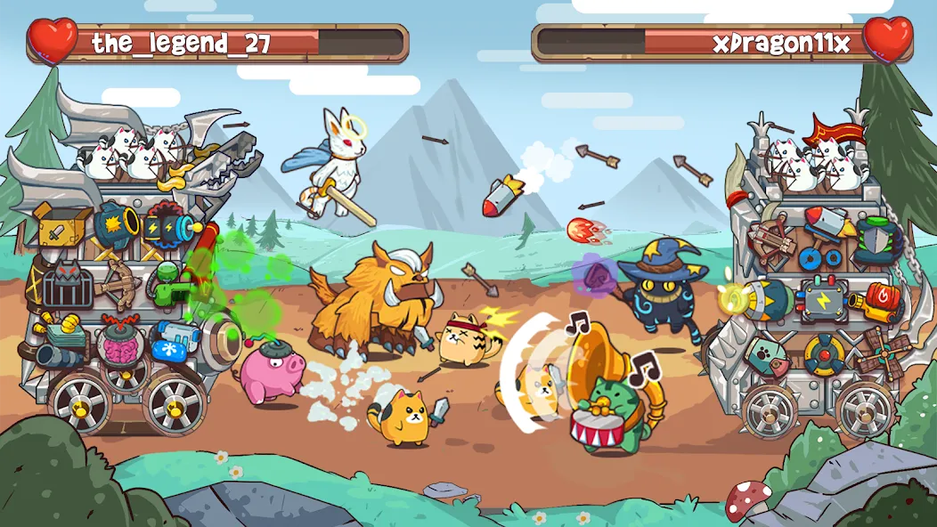 CatnRobot Idle TD: Battle Cat (КэтТауэр Айдл ТД) [МОД: Все открыто, Дополнительные деньги и Меню MOD] Screenshot 3