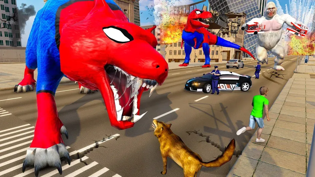 Giant Gorilla Bigfoot Monster (Энгри Горилла) [МОД: Деньги, Монеты и Меню MOD] Screenshot 5