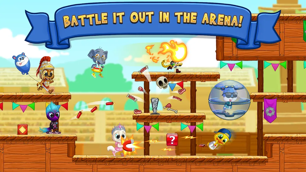 Fun Run 3 - Multiplayer Games (Фан Ран 3) [МОД: Деньги, Монеты и Меню MOD] Screenshot 5