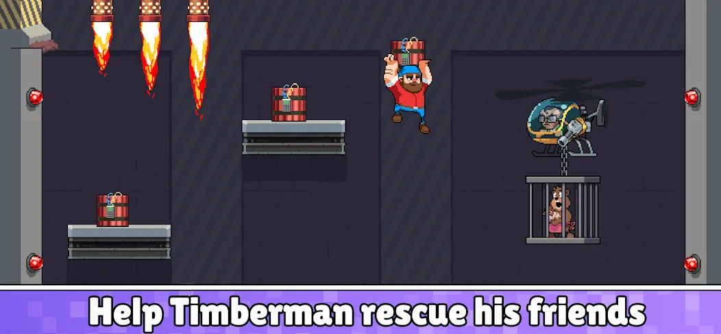 Timberman The Big Adventure (Тимбермен Большое Приключение) [МОД: Много монет, Открытые уровни и Мега MOD] Screenshot 4