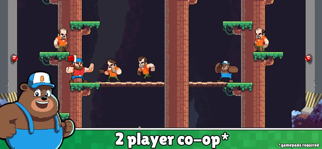 Timberman The Big Adventure (Тимбермен Большое Приключение) [МОД: Много монет, Открытые уровни и Мега MOD] Screenshot 5