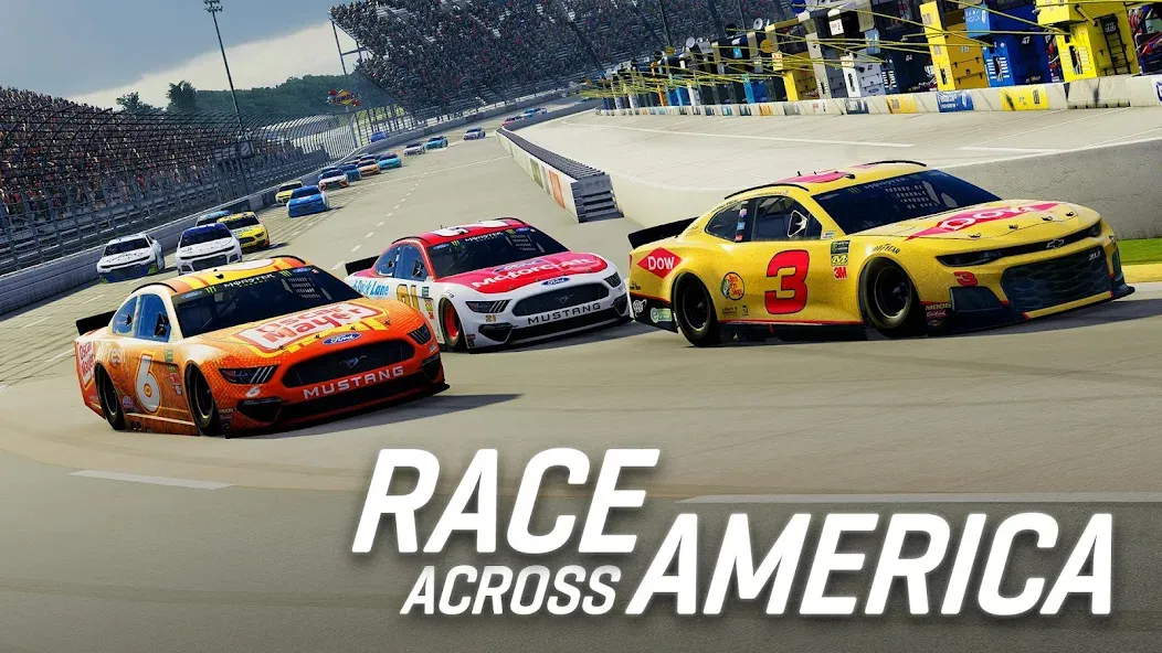 NASCAR Heat Mobile (НАСКАР Хит Мобилай) [МОД: Деньги, Монеты и Меню MOD] Screenshot 1