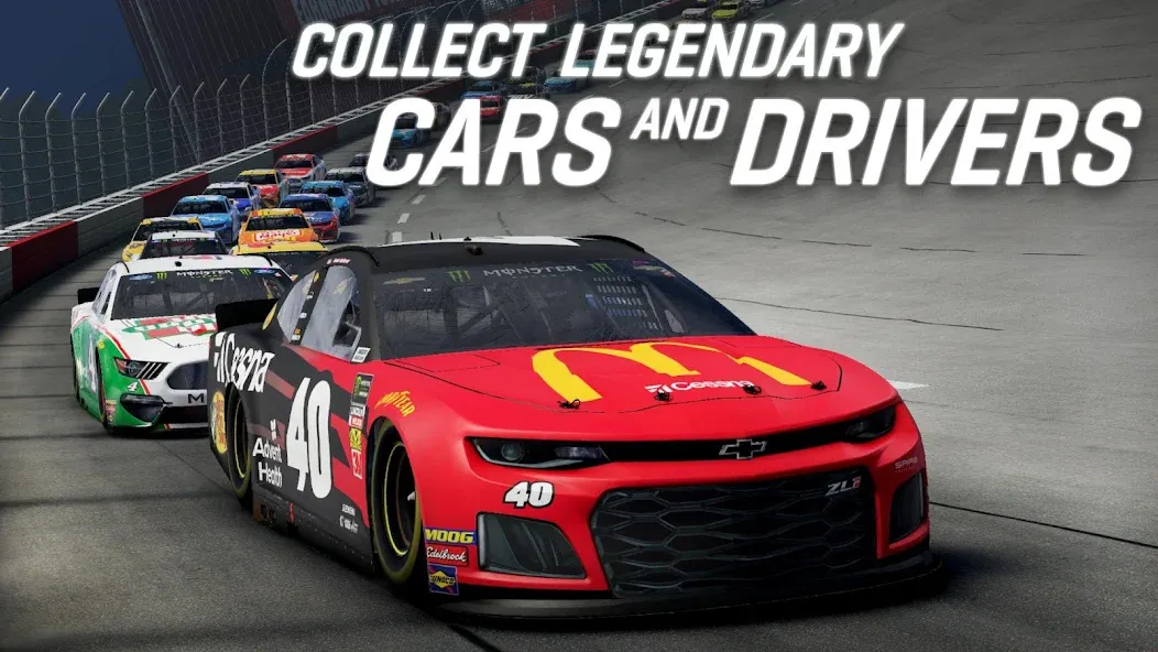 NASCAR Heat Mobile (НАСКАР Хит Мобилай) [МОД: Деньги, Монеты и Меню MOD] Screenshot 3