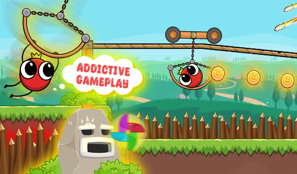 Bounce Ball 6: Roller Ball 6 (Боунс Болл 6) [МОД: Все открыто, Дополнительные деньги и Меню MOD] Screenshot 2