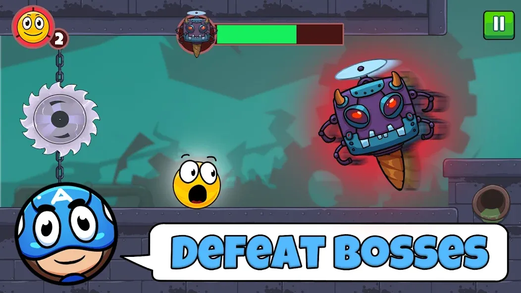 Red Ball Roller (Ред Болл Роллер) [МОД: Деньги, Монеты и Меню MOD] Screenshot 3