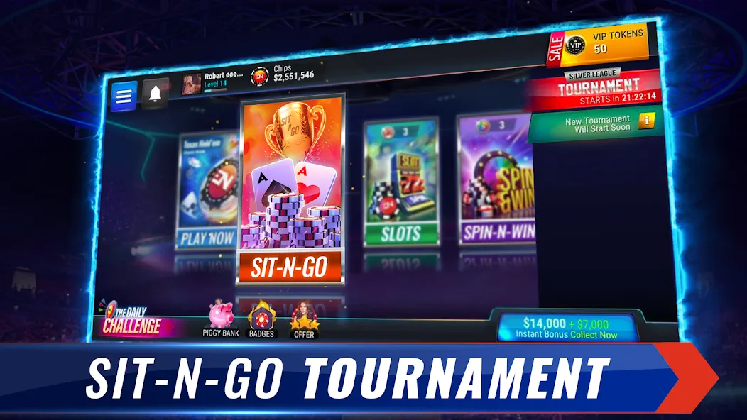 Poker Legends - Texas Hold'em (Покер Легенды) [МОД: Много денег, Монет и Все открыто] Screenshot 5