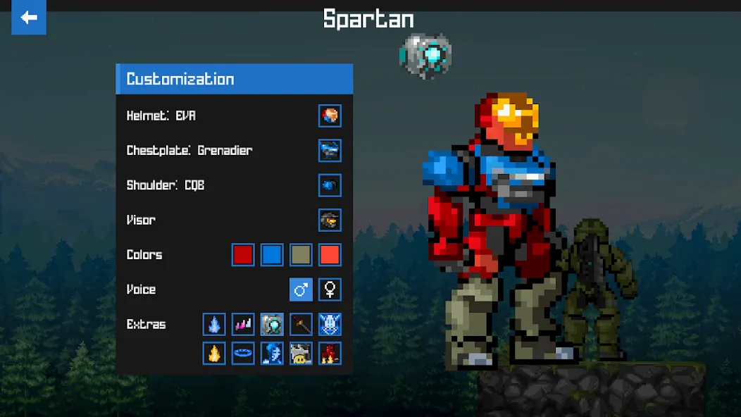 Spartan Firefight (Спартанский огневой бой) [МОД: Все открыто, Дополнительные деньги и Меню MOD] Screenshot 3
