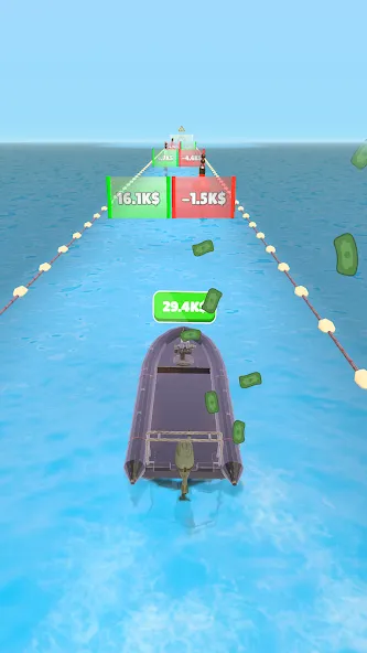 Boat Evolution (Боат Эволюшн) [МОД: Деньги, Монеты и Меню MOD] Screenshot 1