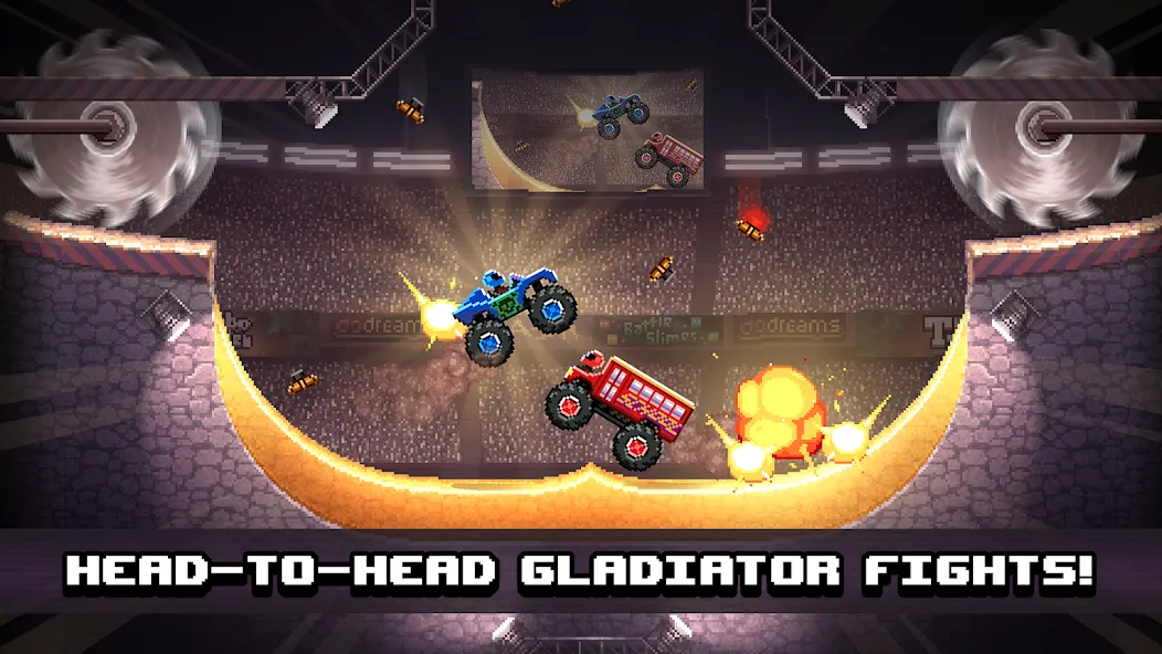 Drive Ahead! - Fun Car Battles [МОД: Все открыто, Дополнительные деньги и Меню MOD] Screenshot 1