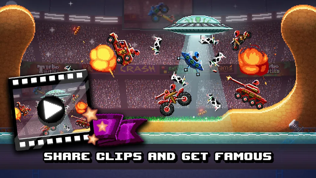 Drive Ahead! - Fun Car Battles [МОД: Все открыто, Дополнительные деньги и Меню MOD] Screenshot 5