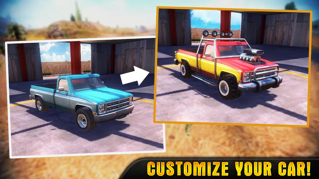 OTR - Offroad Car Driving Game (ОТР) [МОД: Меню, Бесконечные монеты и Открытые уровни] Screenshot 2