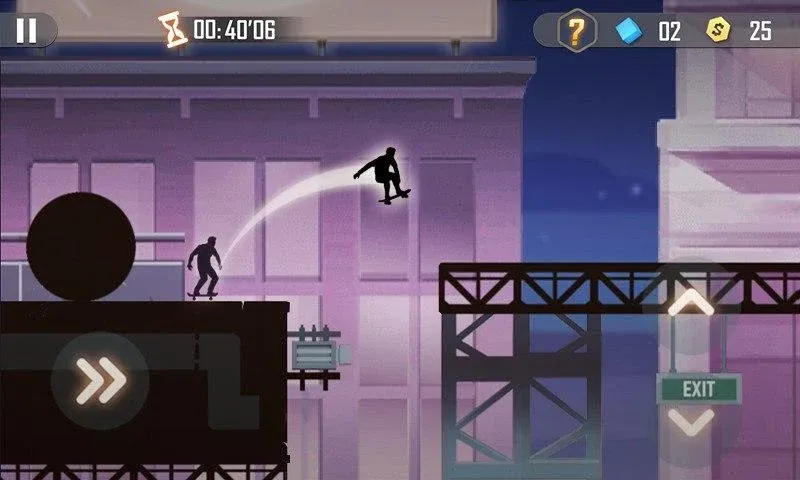 Shadow Skate [МОД: Все открыто, Дополнительные деньги и Меню MOD] Screenshot 3