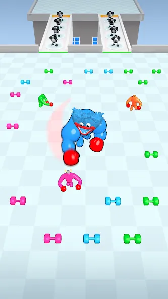 Punchy Race: Run & Fight Game (Панчи Рейс) [МОД: Много монет, Открытые уровни и Мега MOD] Screenshot 3