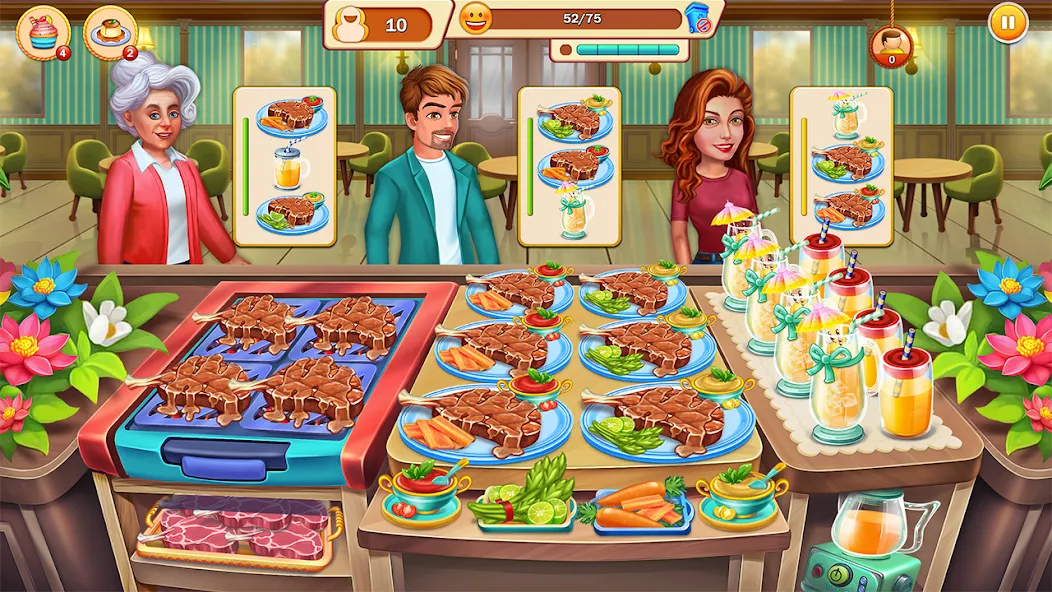 Food Cooking: Chef Restaurant [МОД: Бесконечные деньги, Монеты и Мега MOD] Screenshot 2