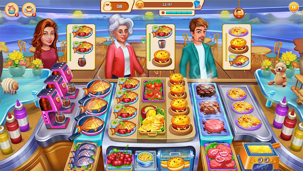 Food Cooking: Chef Restaurant [МОД: Бесконечные деньги, Монеты и Мега MOD] Screenshot 3