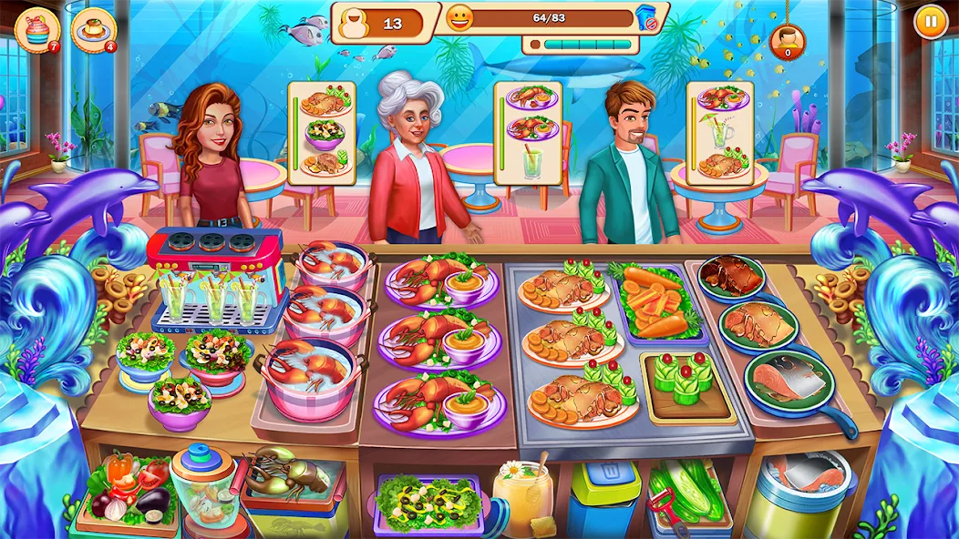 Food Cooking: Chef Restaurant [МОД: Бесконечные деньги, Монеты и Мега MOD] Screenshot 4