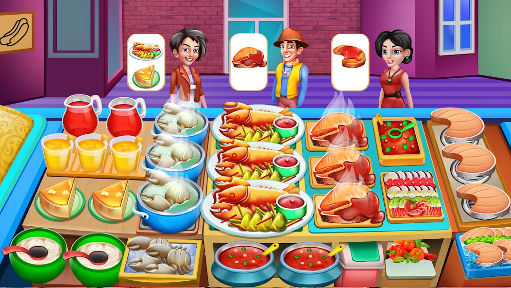 Cooking Food: Time Management [МОД: Бесконечные деньги, Монеты и Мега MOD] Screenshot 4