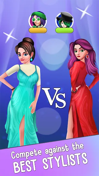 Fashion Stylist Makeup Dressup [МОД: Много монет, Открытые уровни и Мега MOD] Screenshot 1