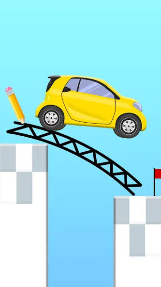 Draw 2 Bridge: Draw Save Car (Дроу 2 Бридж) [МОД: Много монет, Открытые уровни и Мега MOD] Screenshot 5