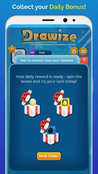 Drawize - Draw and Guess (Дравизе) [МОД: Много денег, Монет и Все открыто] Screenshot 4