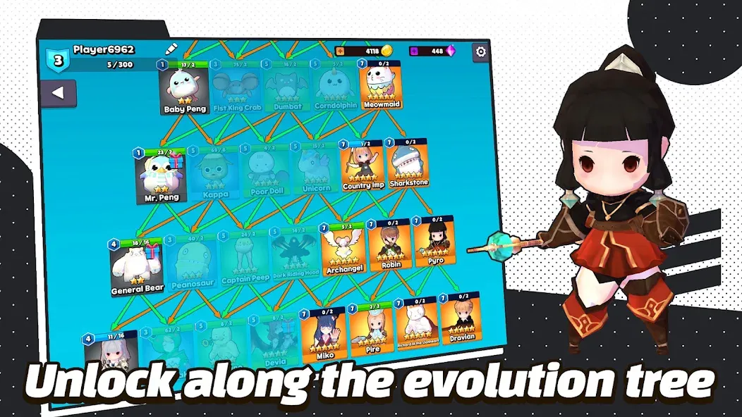 Magical Monster.io : Evolution [МОД: Все открыто, Дополнительные деньги и Меню MOD] Screenshot 2
