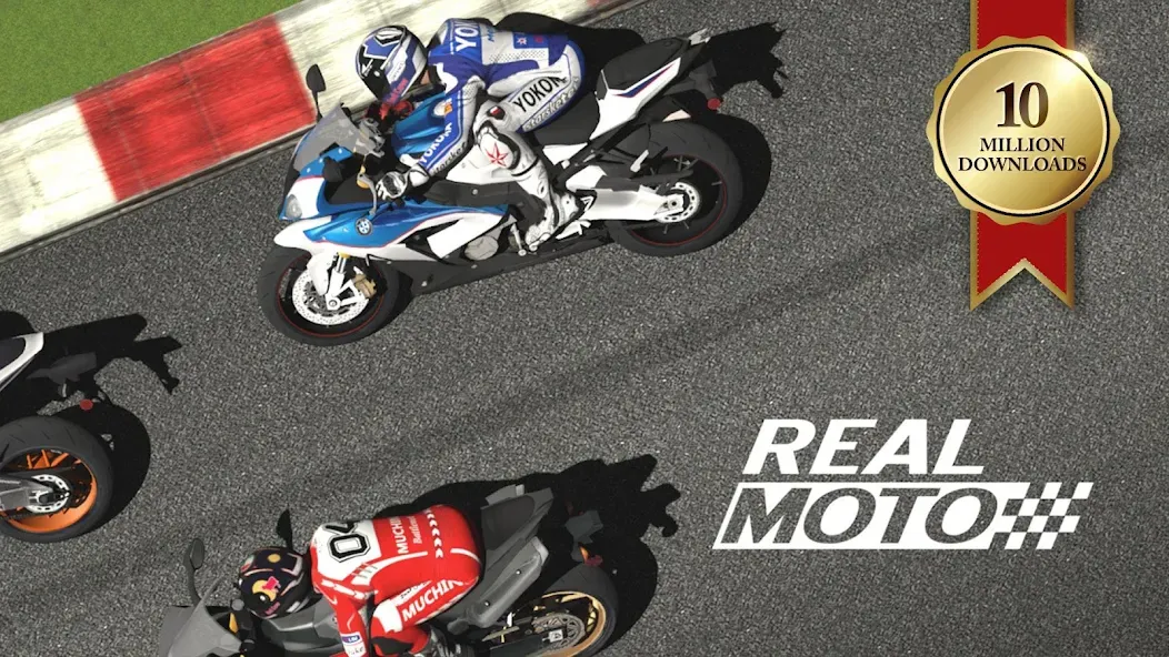 Real Moto (Реал Мото) [МОД: Много монет, Открытые уровни и Мега MOD] Screenshot 1