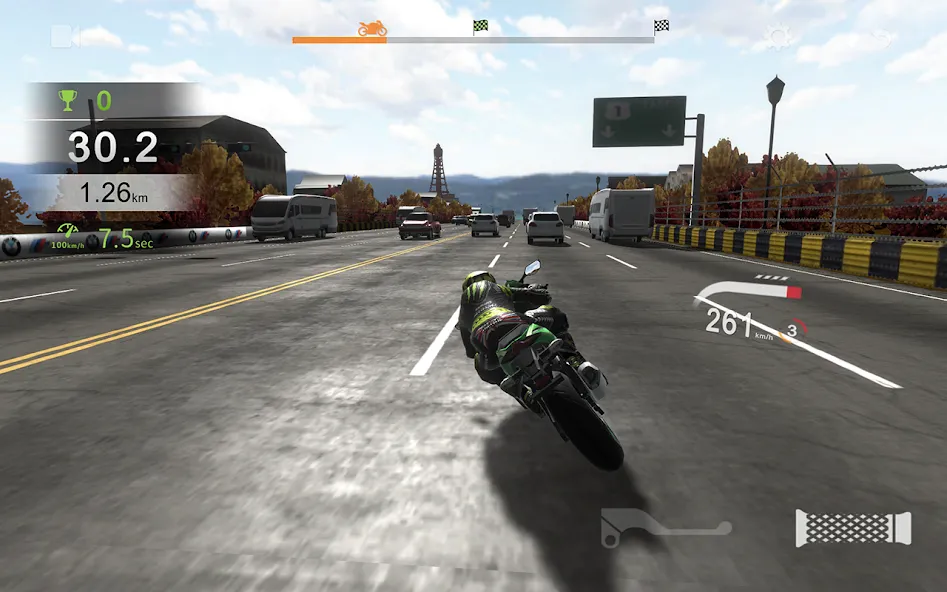 Real Moto Traffic (Реал Мото Трафик) [МОД: Все открыто, Дополнительные деньги и Меню MOD] Screenshot 4