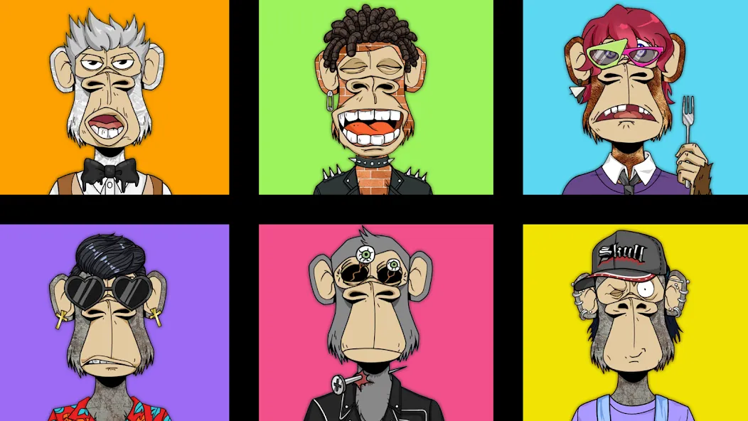 Bored Ape Creator - NFT Art (Боред Эйп Криэйтор) [МОД: Меню, Бесконечные монеты и Открытые уровни] Screenshot 4