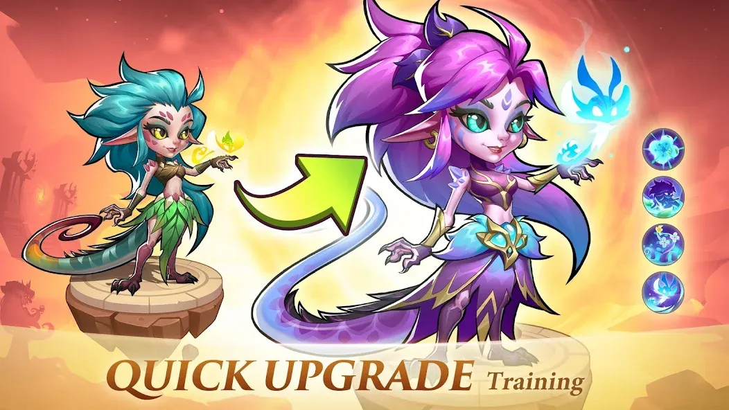 Idle Heroes (Айдел Хироес) [МОД: Деньги, Монеты и Меню MOD] Screenshot 1