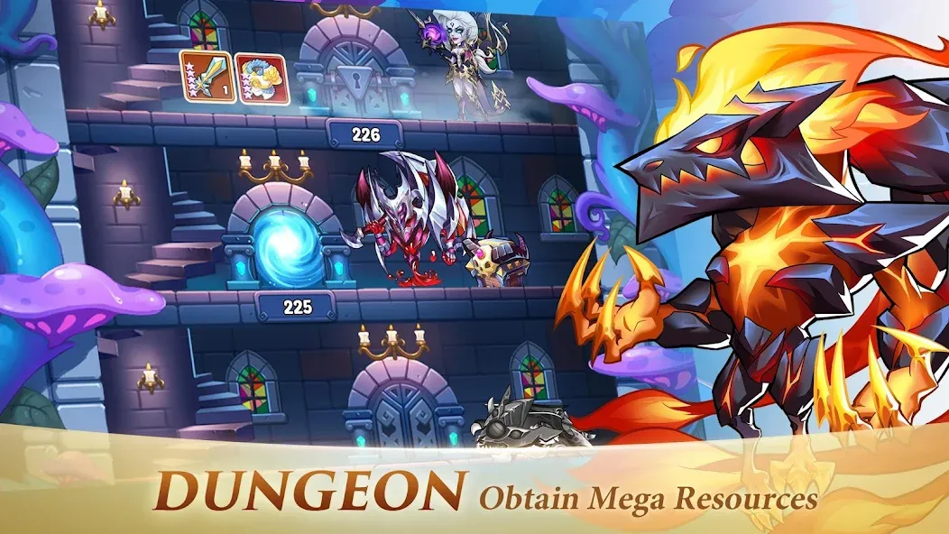 Idle Heroes (Айдел Хироес) [МОД: Деньги, Монеты и Меню MOD] Screenshot 5