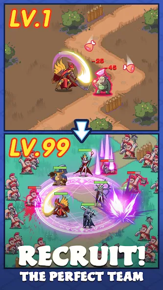 Dawn Heroes (Дон) [МОД: Много денег, Монет и Все открыто] Screenshot 3