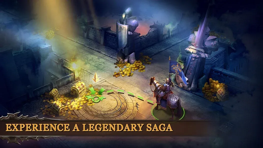 Dungeon & Heroes: 3D RPG [МОД: Меню, Бесконечные монеты и Открытые уровни] Screenshot 2