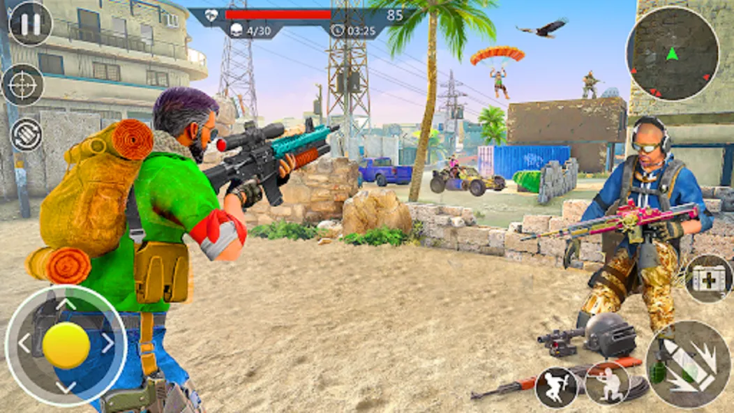 Elite Commando Shooting Games (Элитные игры стрельбы командос) [МОД: Меню, Бесконечные монеты и Открытые уровни] Screenshot 5