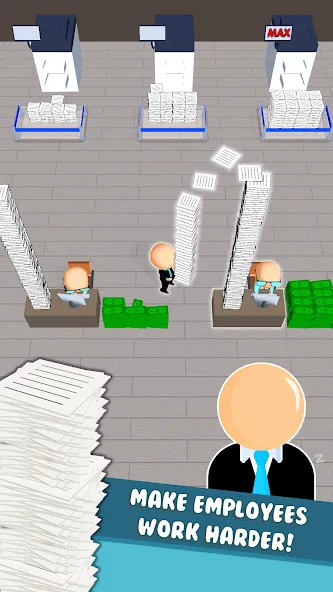 Office Fever (Офисная лихорадка) [МОД: Все открыто, Дополнительные деньги и Меню MOD] Screenshot 1