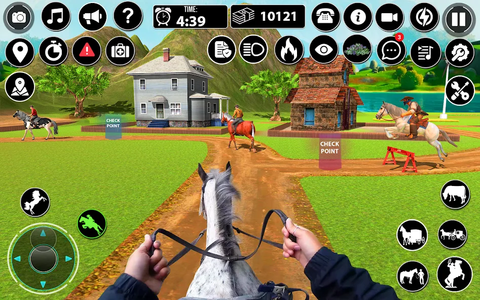 Horse Cart Taxi Transport Game [МОД: Много монет, Открытые уровни и Мега MOD] Screenshot 2