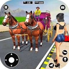Скачать Horse Cart Taxi Transport Game [МОД: Много монет, Открытые уровни и Мега MOD] | Взлом Horse Cart Taxi Transport Game на Андроид