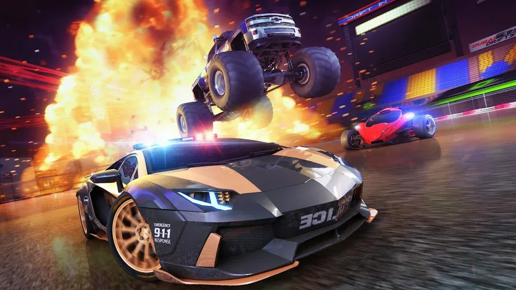Dubai Drift 2 [МОД: Много монет, Открытые уровни и Мега MOD] Screenshot 3