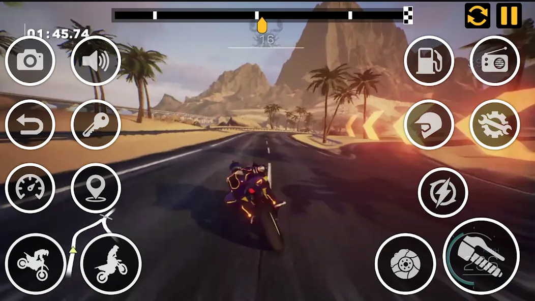 Bike Race Master: Bike Racing (Байк Рейс Мастер) [МОД: Много монет, Открытые уровни и Мега MOD] Screenshot 4