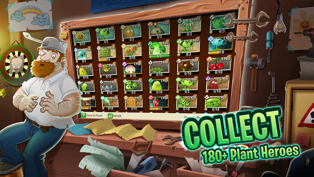 Plants vs. Zombies™ 2 [МОД: Все открыто, Дополнительные деньги и Меню MOD] Screenshot 2
