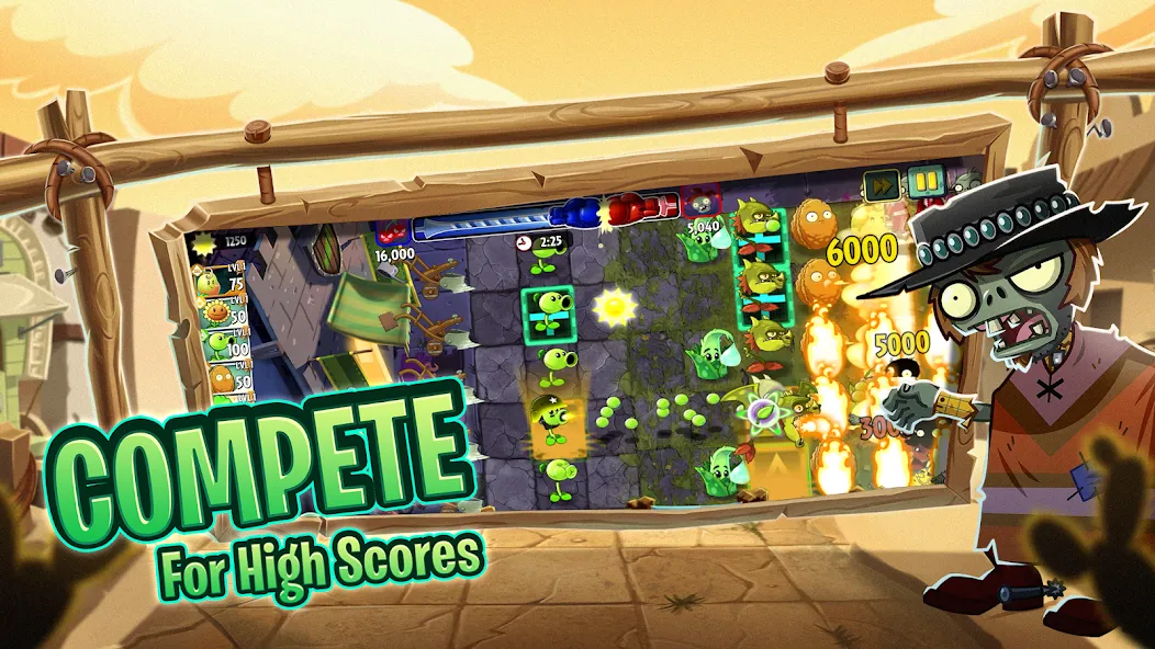 Plants vs. Zombies™ 2 [МОД: Все открыто, Дополнительные деньги и Меню MOD] Screenshot 5