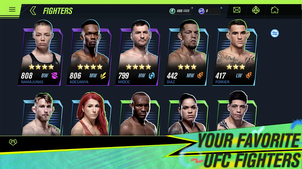 EA SPORTS™ UFC® Mobile 2 (ИА СПОРТС УФЦ 2) [МОД: Меню, Бесконечные монеты и Открытые уровни] Screenshot 2