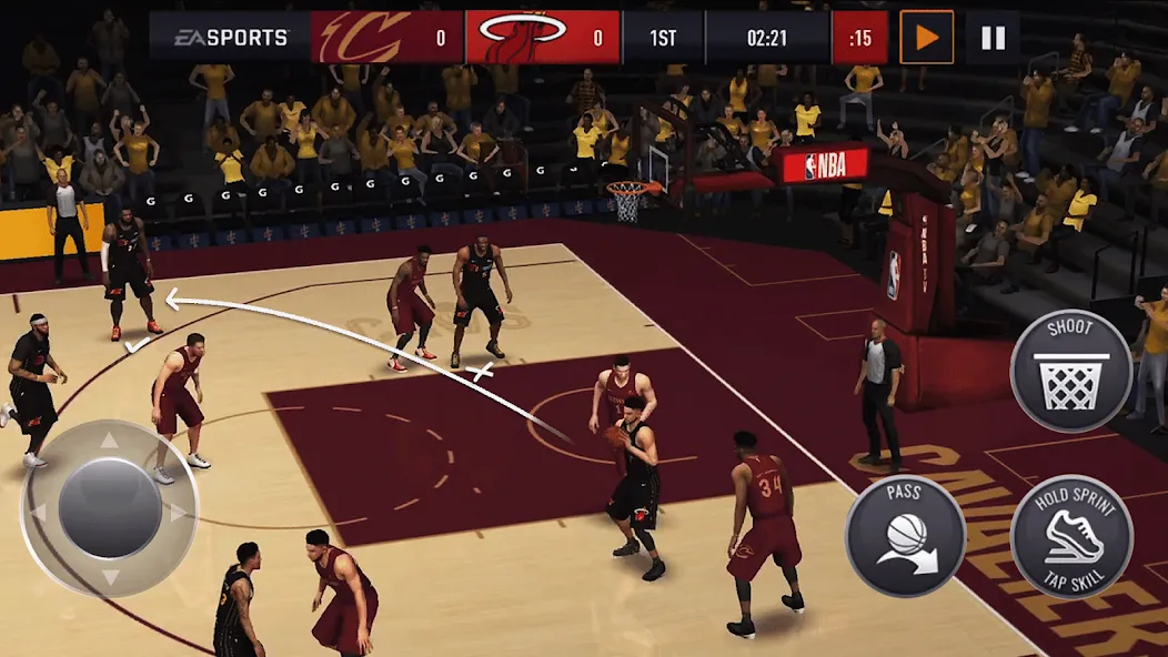 NBA LIVE Mobile Basketball (НБА Лайв Мобайл) [МОД: Деньги, Монеты и Меню MOD] Screenshot 1