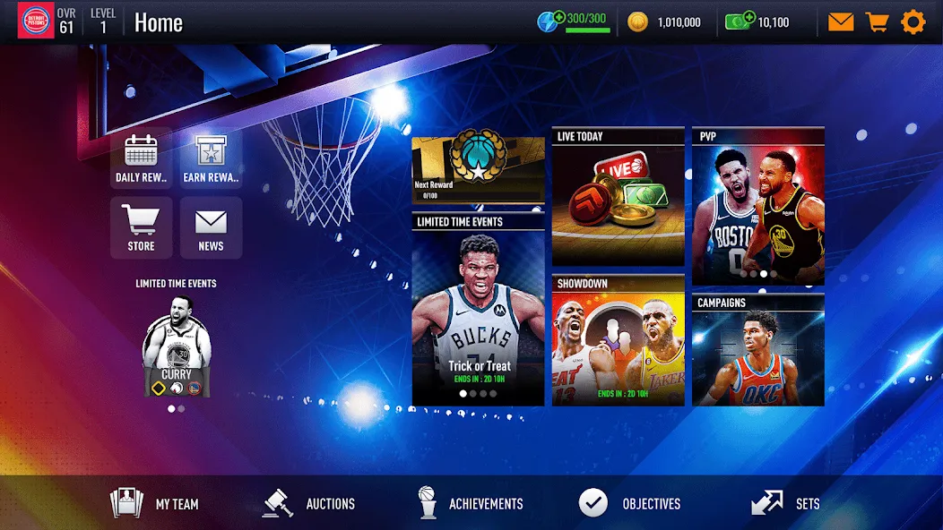 NBA LIVE Mobile Basketball (НБА Лайв Мобайл) [МОД: Деньги, Монеты и Меню MOD] Screenshot 3