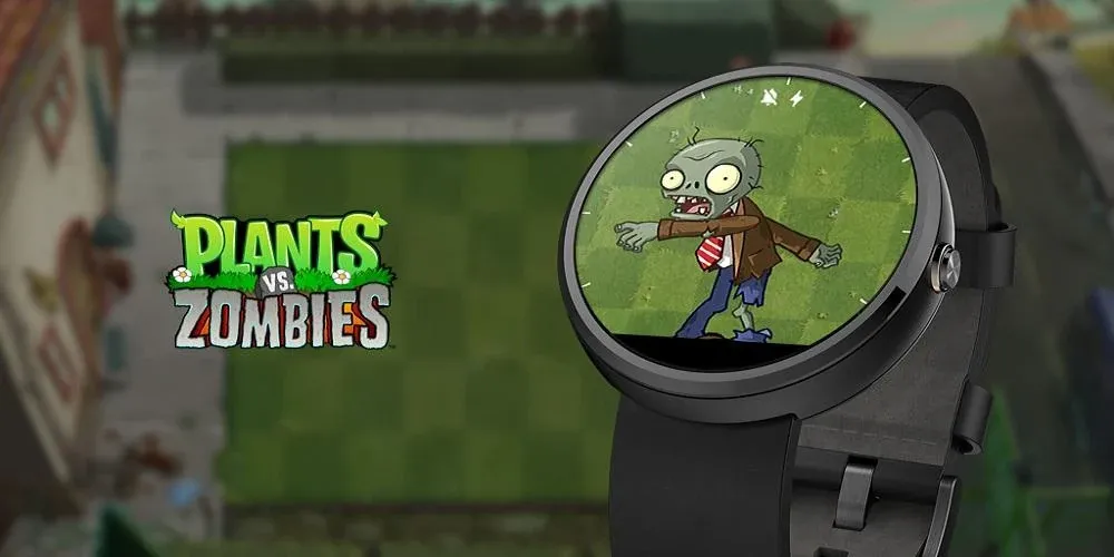 Plants vs. Zombies™ Watch Face [МОД: Меню, Бесконечные монеты и Открытые уровни] Screenshot 1