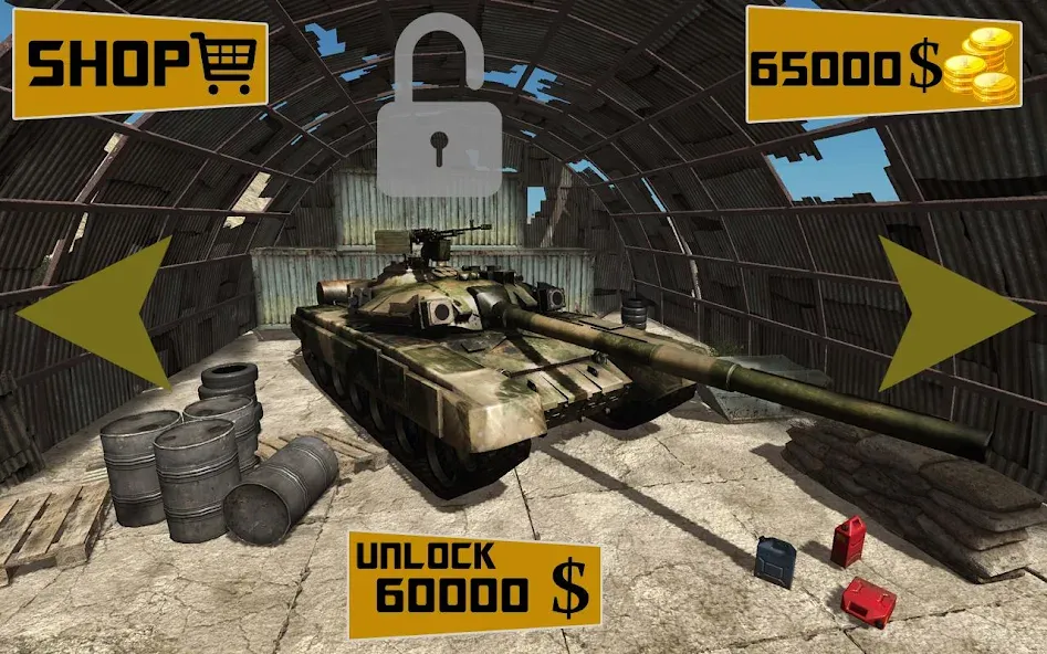 Real Tank Battle : War Machine (Реальное танковое сражение) [МОД: Много денег, Монет и Все открыто] Screenshot 3